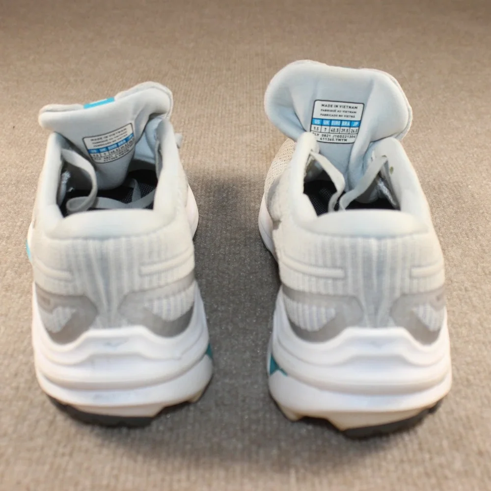 Mizuno Wave Inspire 18 Womens Running Shoes Grey Teal J1GD221304 Size 9.5